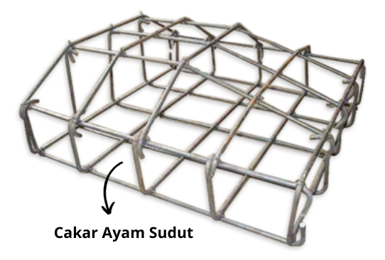 Cakar Ayam Sudut 